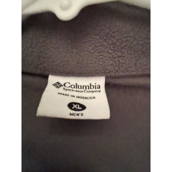 Columbia gray quarter zip fleece jacket XL - Picture 3 of 3